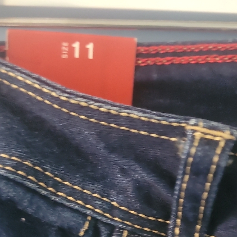 DKNY Women's Ripped Dark Blue Skinny Jeans - Picture 11 of 16